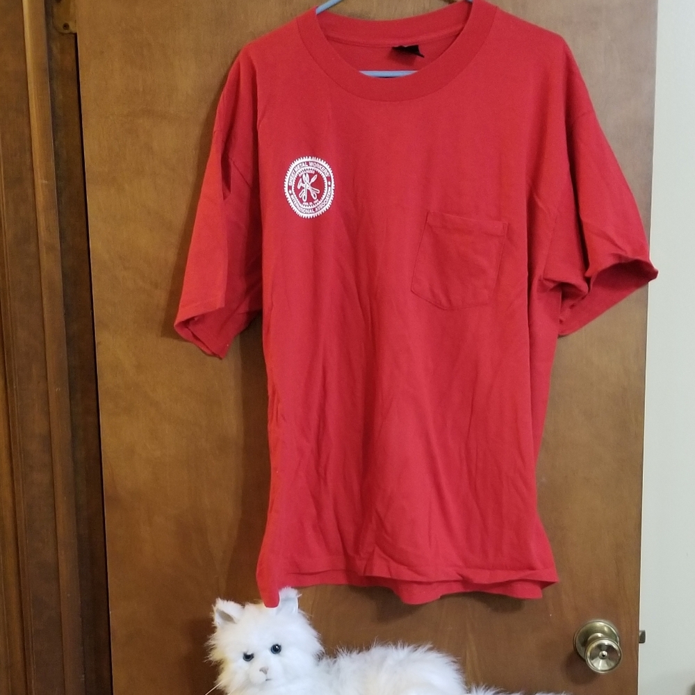 Classic Platinum red union tee